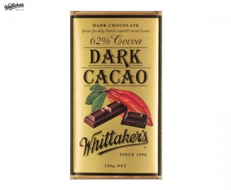 Whittaker's 惠特克 黑巧克力 250克（62%可可）